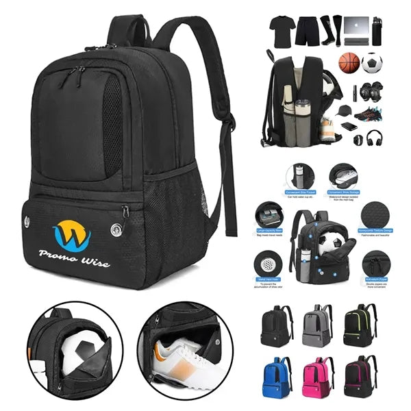 Odor-Proof Waterproof Lining Breathable Football Gear Bag