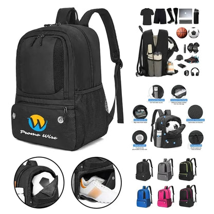 Odor-Proof Waterproof Lining Breathable Football Gear Bag