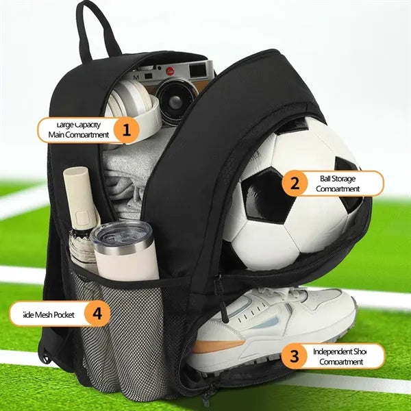 Odor-Proof Waterproof Lining Breathable Football Gear Bag