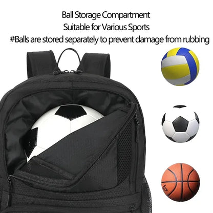 Odor-Proof Waterproof Lining Breathable Football Gear Bag