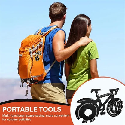 20-in-1 Compact Practical Stainless Steel Bicycle Multi-Tool