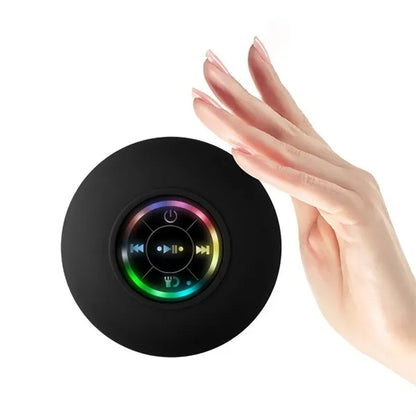 Bluetooth 5.3 LED Lights Suction Cup HD Sound Shower Speaker