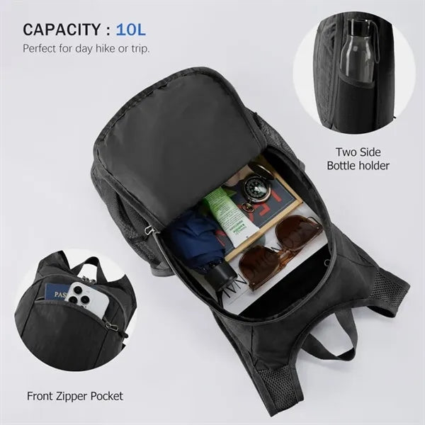 Foldable Anti-Theft Pocket Breathable Lightweight Backpack