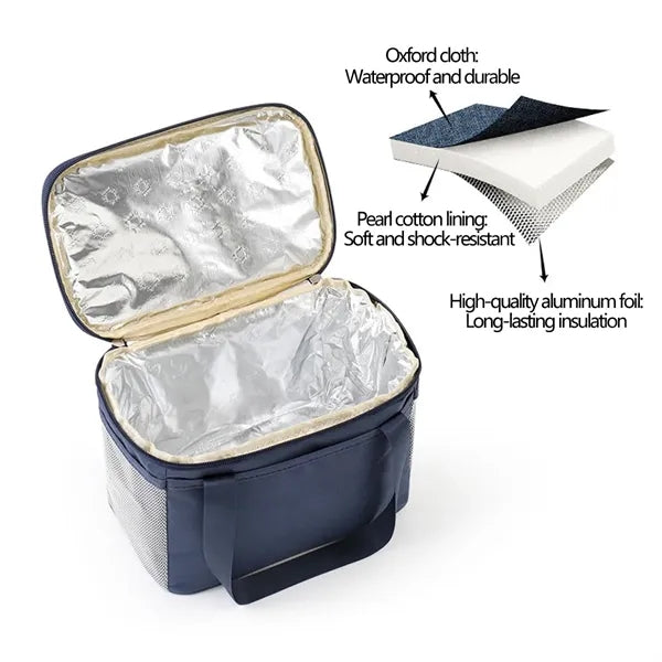3-Layer Thermal Waterproof Spacious Insulated Lunch Bag