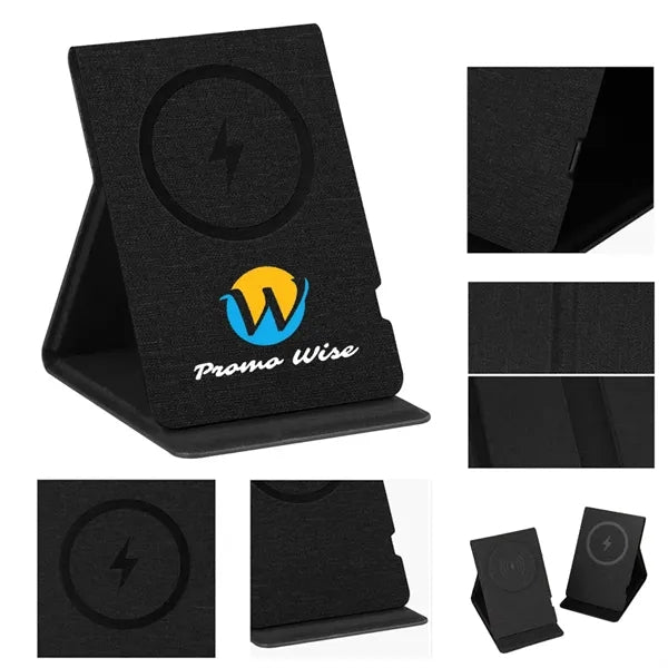 Foldable Slim Dual Stand Mode Wireless Charger for Phones