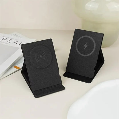 Foldable Slim Dual Stand Mode Wireless Charger for Phones