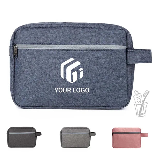 Portable minimalist waterproof travel cosmetic toiletry bag