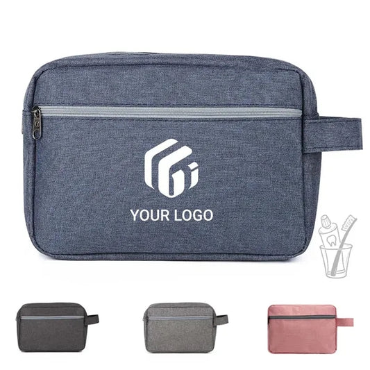 Portable minimalist waterproof travel cosmetic toiletry bag