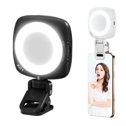 2 in 1 Selfie Phone Fill Light with Makeup Mirror