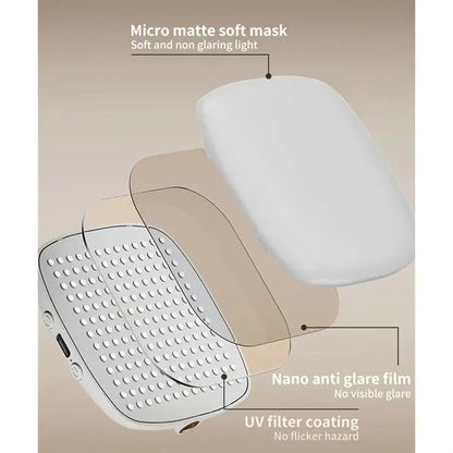 2 in 1 Selfie Phone Fill Light with Makeup Mirror