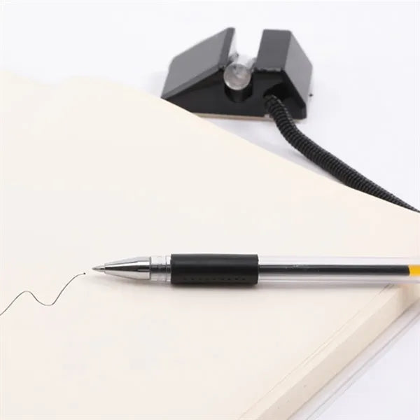 Countertop Pen with Coil and Weighted Base