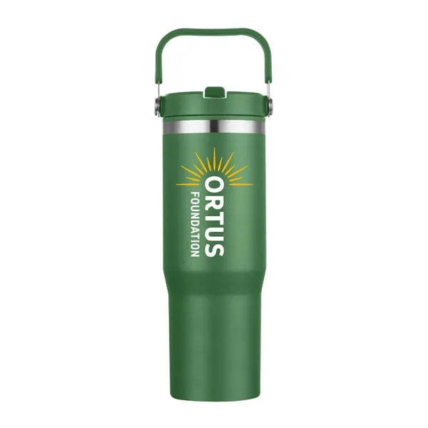 30 oz. Double Wall Stainless Steel Tumbler w/ Carrier