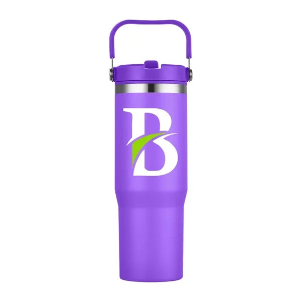 30 oz. Double Wall Stainless Steel Tumbler w/ Carrier