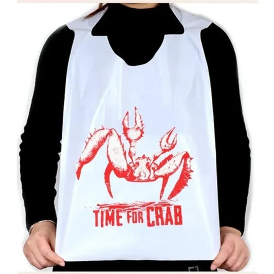 Adult Disposable Small Quantity Bibs w/Ties (1 Color Imprint