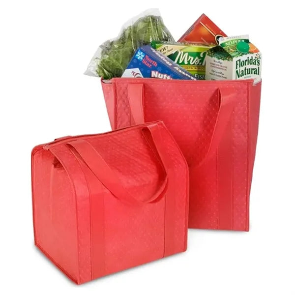 Insulated Cooler Tote Bag for Groceries & Picnic
