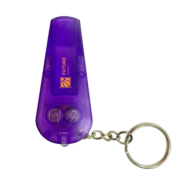Whistle Keychain with LED