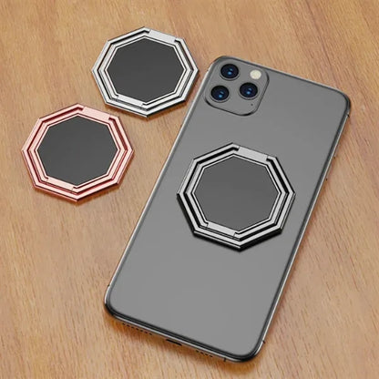 Foldable 360 Rotation Magnetic Phone Ring Holder Car Mount