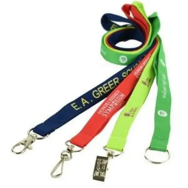 3/4" Polyester Custom Printed Lanyard