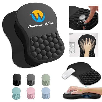 Ergonomic Non-Slip Massage Bumps Gel Wrist Rest Mouse Pad