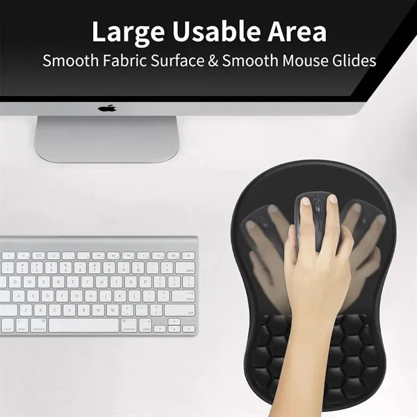 Ergonomic Non-Slip Massage Bumps Gel Wrist Rest Mouse Pad