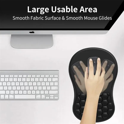 Ergonomic Non-Slip Massage Bumps Gel Wrist Rest Mouse Pad