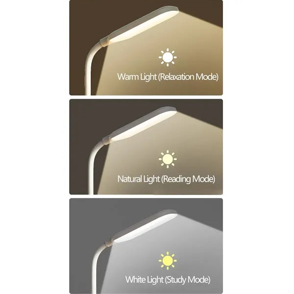 Flexible Neck Wireless Charging Desk Lamp with Pen Holder