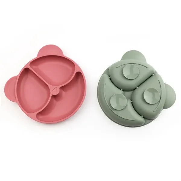 Baby Bear Silicone Feeding Plate