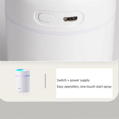 Portable Color Changing 300ml USB Humidifier Aroma Diffuser