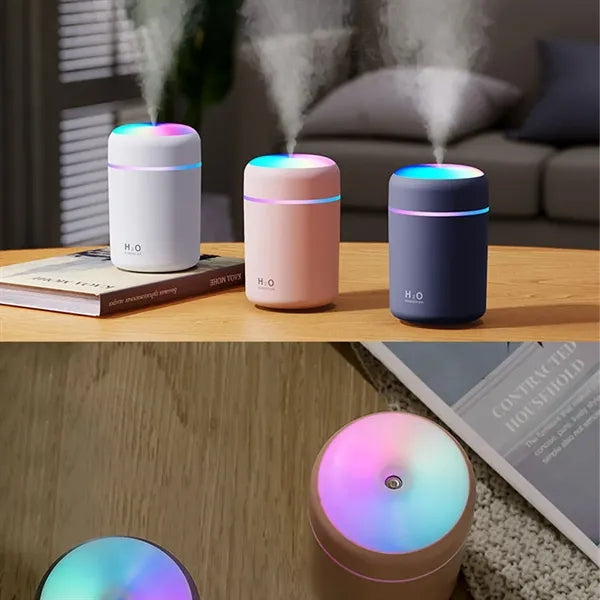 Portable Color Changing 300ml USB Humidifier Aroma Diffuser