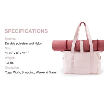 Large capacity travel handbag