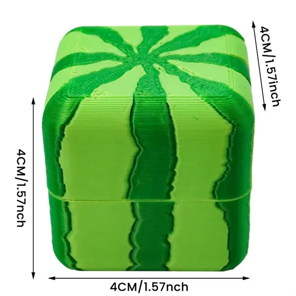 Creative watermelon dice