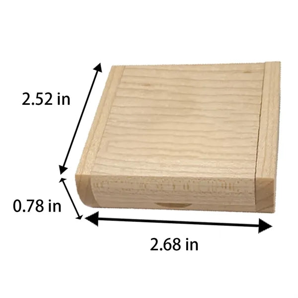 Magnetic Closure Durable Elegant Wooden USB 3.0 Flash Drive