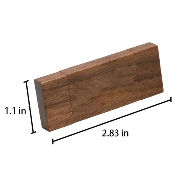 Dual Head OTG Design File Transfer Wooden 3.0 Flash Drive