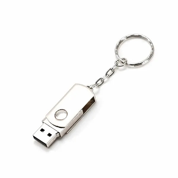Waterproof High-Capacity Keychain Metal USB Flash Drive