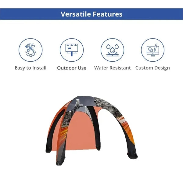 Custom Printed Inflatable Dome Tent -1 (Banner+Topper+Frame)