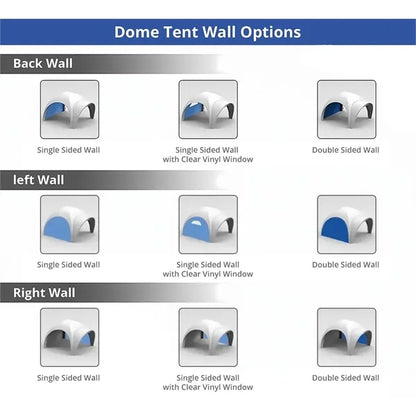 Custom Printed Inflatable Dome Tent -1 (Banner+Topper+Frame)