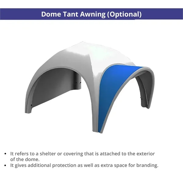 Custom Printed Inflatable Dome Tent -1 (Banner+Topper+Frame)