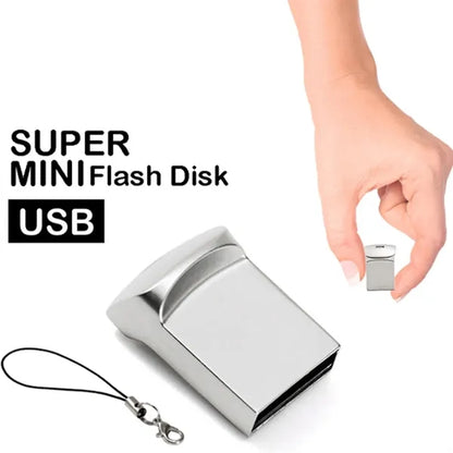 Waterproof Compact  Fast Data Transfer Metal USB Flash Drive