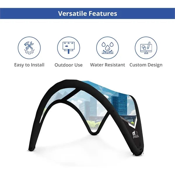 Custom Printed Inflatable Dome Tent- Design 2 (Topper+Frame)