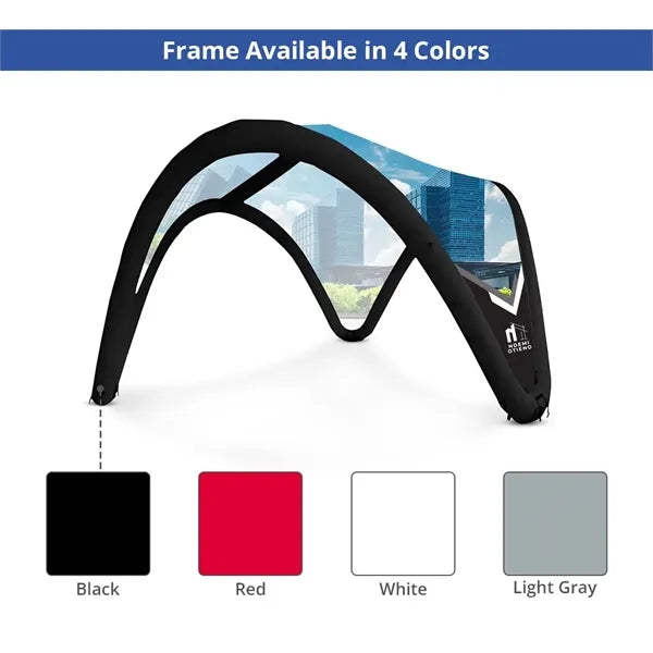 Custom Printed Inflatable Dome Tent- Design 2 (Topper+Frame)