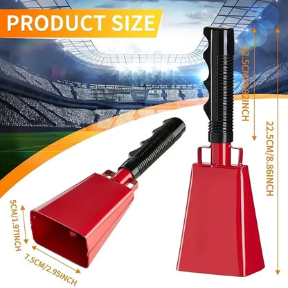 Steel Cowbell with Handle 9 Inch Noise Makers