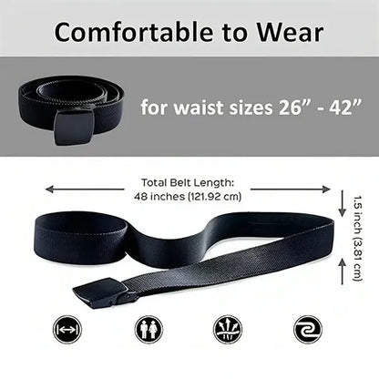 Travel Security Money Belt with Hidden Pocket