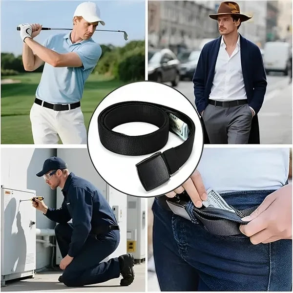 Travel Security Money Belt with Hidden Pocket