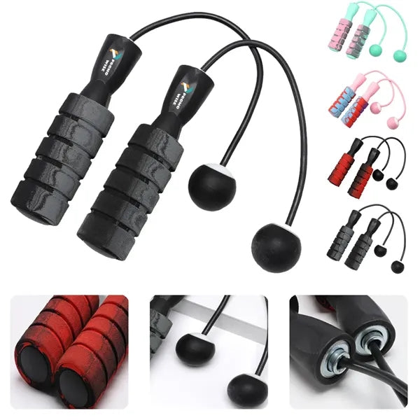 Adjustable Weighted Smooth Bearing Ropeless Skipping Rope