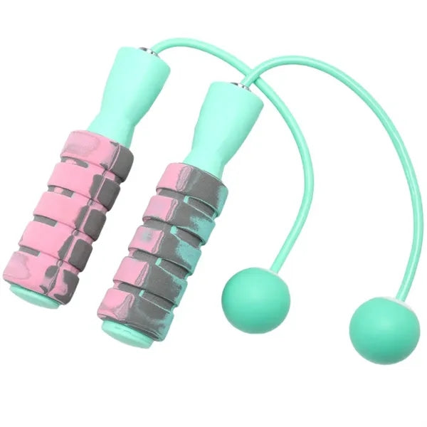 Adjustable Weighted Smooth Bearing Ropeless Skipping Rope