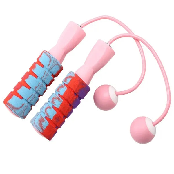 Adjustable Weighted Smooth Bearing Ropeless Skipping Rope