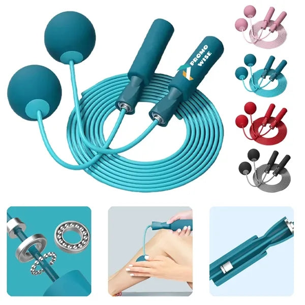 Weighted Rubber Ball Steel Wire Smooth Bearing Skipping Rope