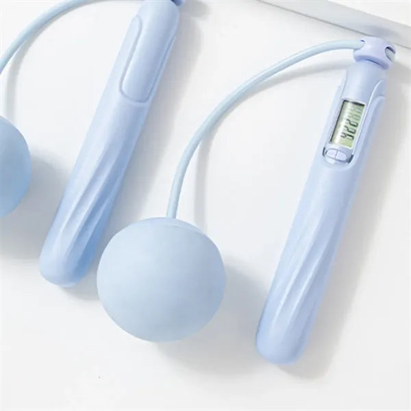 Anti-Slip Handles Durable PVC Cordless Counting Jump Rope