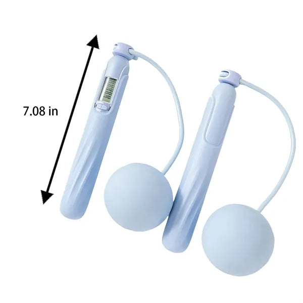 Anti-Slip Handles Durable PVC Cordless Counting Jump Rope