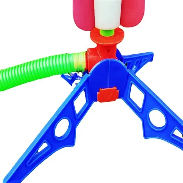 Foot Pump Launch LED Adjustable Angle Foam Air Rocket Toy